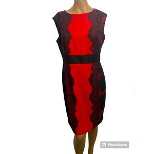 NEW YORK AND COMPANY red shift dress